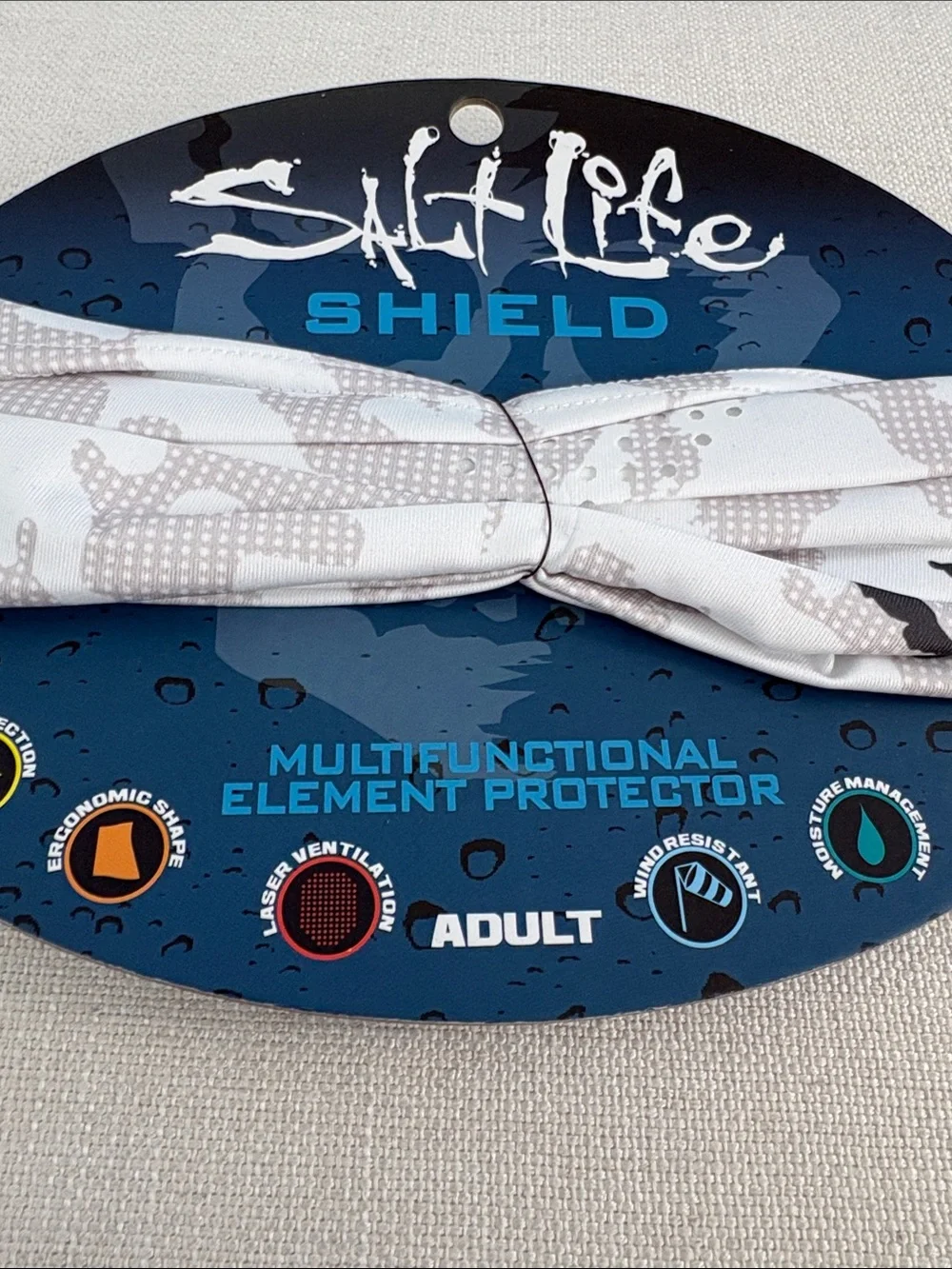 Men’s/Women’s Salt Life Neck Shield. New in original packaging. Retail 20.00